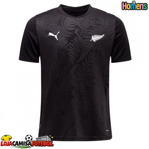 Camisa de Futebol Nova Zelândia Equipamento Principal Mundo 2026 Manga Curta